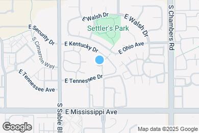 Map image of the property - 14780 E Kentucky Dr