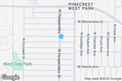 Map image of the property - 4417 W Knox St