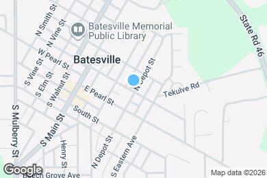 Map image of the property - 101 North Depot Street