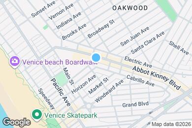 Map image of the property - 1109 Cabrillo Ave