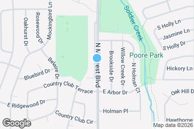 Map image of the property - 717 S Midwest Blvd