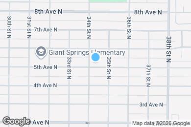 Map image of the property - 3405 5th Ave N