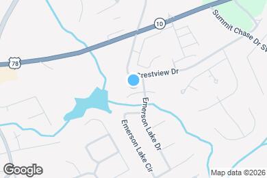 Map image of the property - 1781 Inlet Lake Pl
