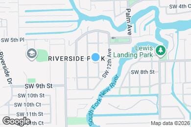 Map image of the property - 709 SW 13th Ave