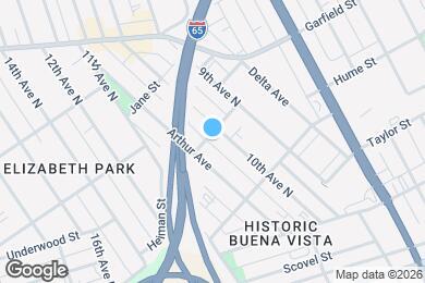 Map image of the property - 1011 Garfield St