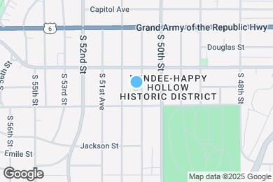 Map image of the property - 316 S 50th Ave