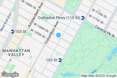 Map image of the property - 50 W 106th St