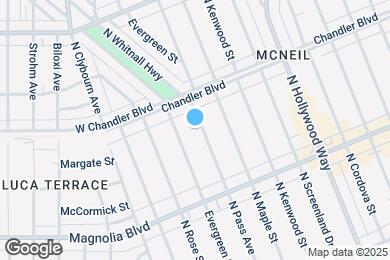Map image of the property - 1113 N Pass Ave