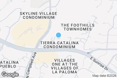 Map image of the property - 6460 N Tierra de las Catalinas