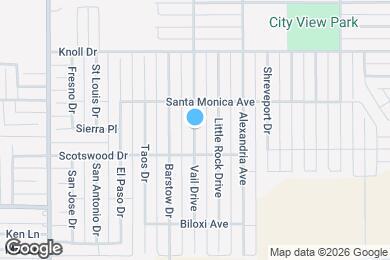 Map image of the property - 8117 Vail Drive