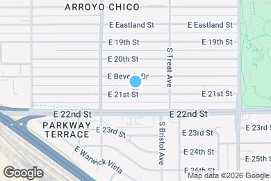Map image of the property - 2619 E 21st St