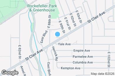 Map image of the property - 8901 St Clair Ave.