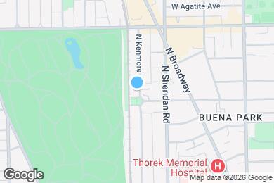 Map image of the property - 4214 N Kenmore Ave