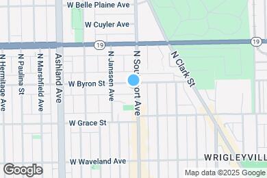 Map image of the property - 3852 N Southport Ave