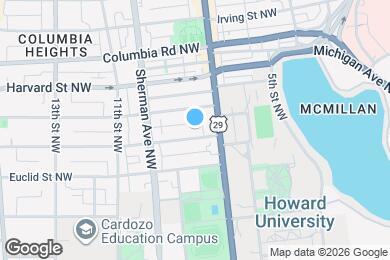 Map image of the property - 731 Fairmont St NW