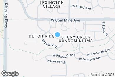 Map image of the property - 9423 W Ontario Dr