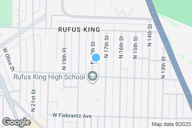 Map image of the property - 4232 N 18th St