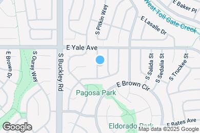Map image of the property - 2764 S Pitkin St