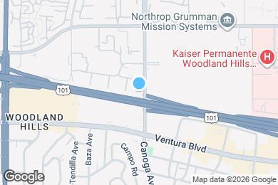 Map image of the property - 5515 Canoga Ave