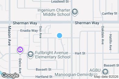 Map image of the property - 7055 Comanche Ave