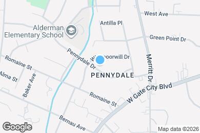 Map image of the property - 4220 Pennydale Dr