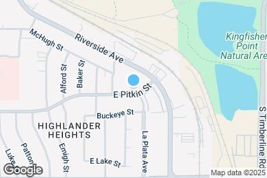 Map image of the property - 1640 E Pitkin St
