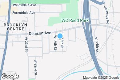 Map image of the property - 3874 W 18th St