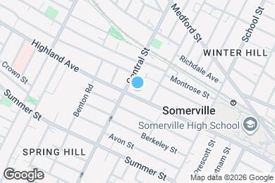 Map image of the property - 145 Highland Ave