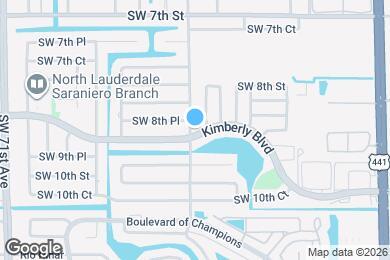 Map image of the property - 896 SW 64th Ter