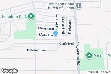 Map image of the property - 1005 Llano Trail