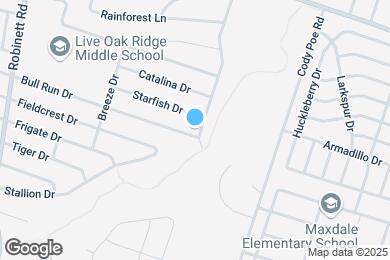 Map image of the property - 3301 Bull Run Dr