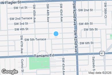 Map image of the property - 4345 SW 5th Terrace