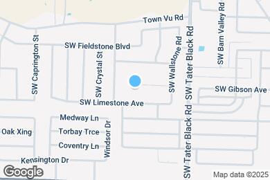 Map image of the property - 4301 SW Slate Ln
