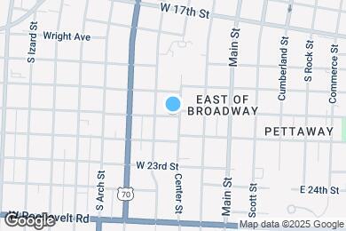 Map image of the property - 322 W 21st St