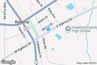 Map image of the property - 170 E Agency St