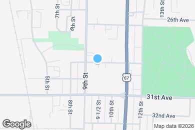 Map image of the property - 924 29th Ave