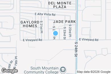 Map image of the property - 6627 S 22nd Pl