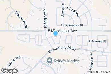 Map image of the property - 1129 S Duquesne Cir