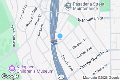 Map image of the property - 869 Lincoln Ave