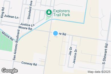 Map image of the property - 105 E Moore Rd