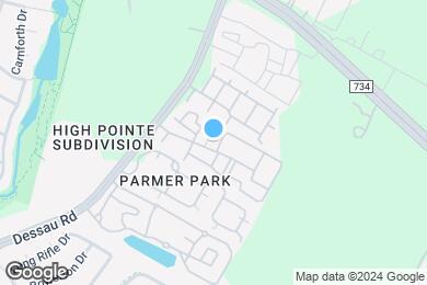 Map image of the property - Parmer Place