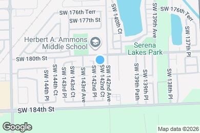 Map image of the property - 18050 SW 142nd Ct