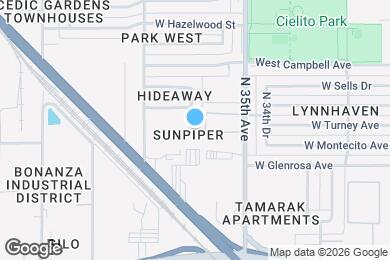 Map image of the property - Resort on 35th