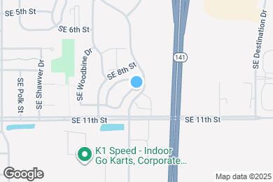 Map image of the property - 813 SE 10th Ln