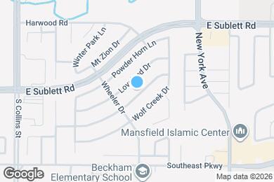 Map image of the property - 1615 Brookleaf Dr