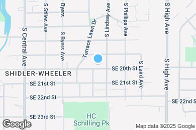 Map image of the property - 647 SE 20th St