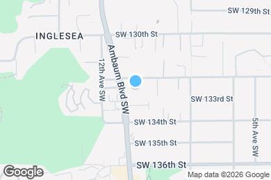 Map image of the property - 13218 Ambaum Blvd SW