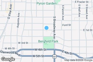 Map image of the property - 208 W 1st St