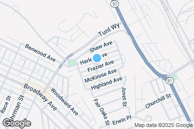 Map image of the property - 60 Frazier Ave