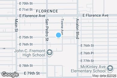 Map image of the property - 346 E 75th St